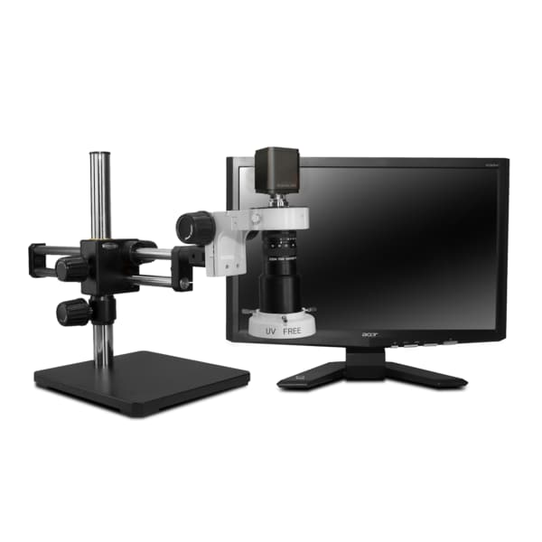 Auto-Focus Digital Inspection System/Quadrant LED On Dual Arm Stand